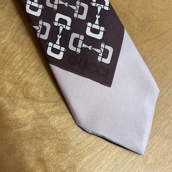 NWOT Gucci Men’s Tie, All Silk, Made In Italy - Picture 1 of 4